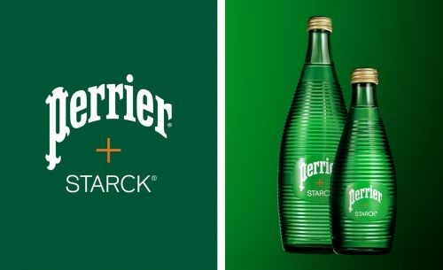 「 PERRIER + STARCK 聯名氣泡水」桃園青埔MUYI 木易咖啡也買的到喔!!