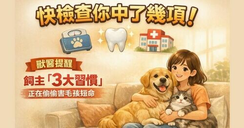 ❗快檢查你中了幾項！獸醫直指飼主「3大致命行為」害毛孩短命❗